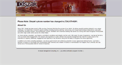 Desktop Screenshot of olszak.com