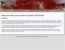 Tablet Screenshot of olszak.com